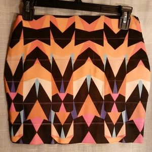 Elastic TIGHT mini skirt Small